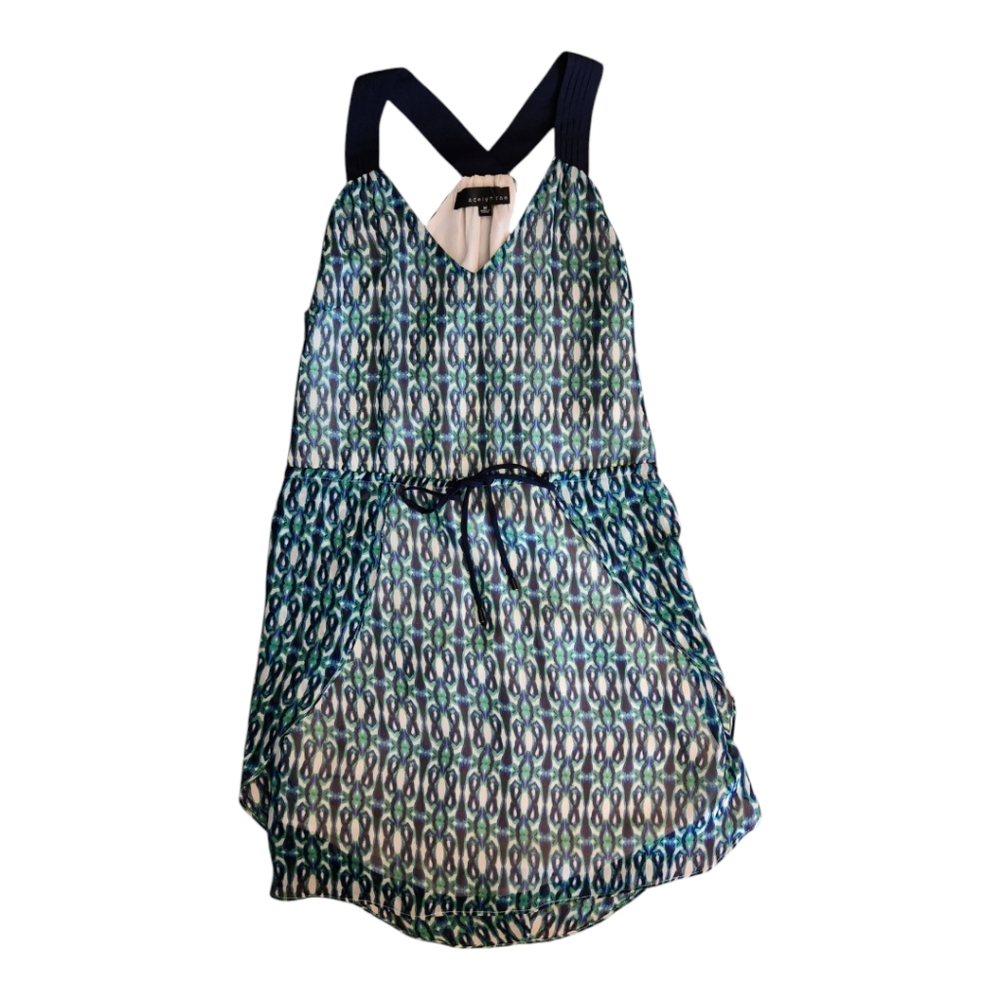 Blue/Green Patterned Dress
